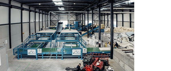 Geretourneerde matrassen krijgen nieuwe bestemming!